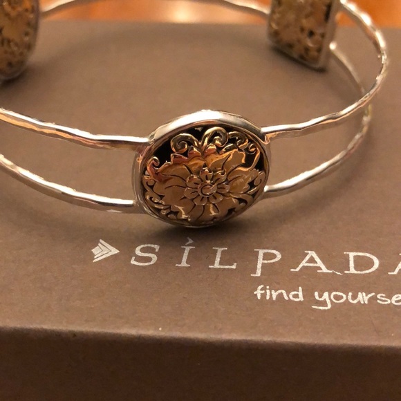 Silpada romance bangle bracelet B 2415 - Picture 2 of 3